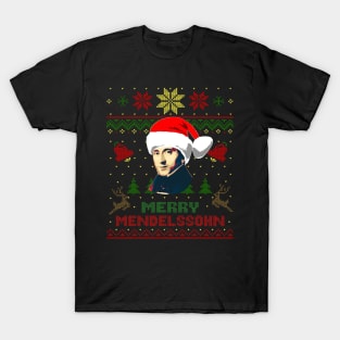 Felix Mendelssohn Merry Christmas Funny T-Shirt